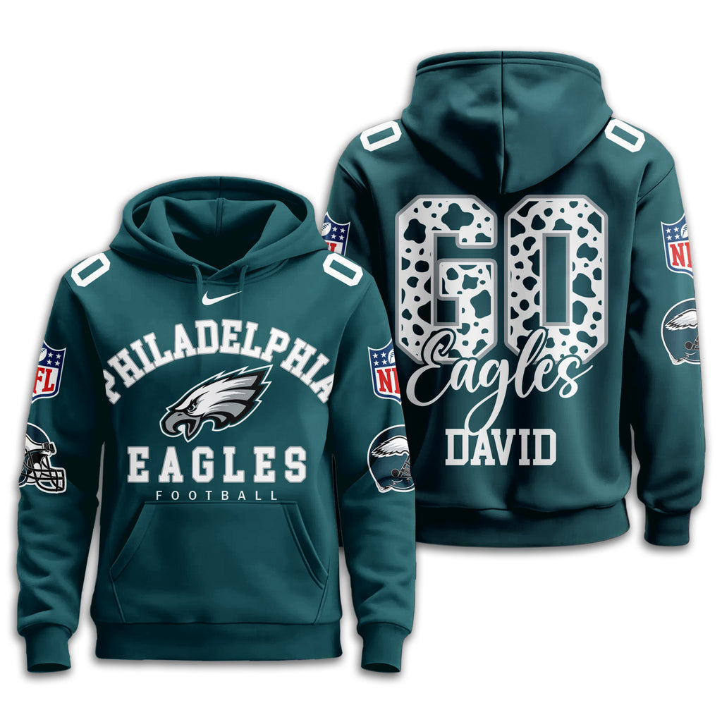 P.eagles | Premium  Custom Game Day Hoodie Nf1