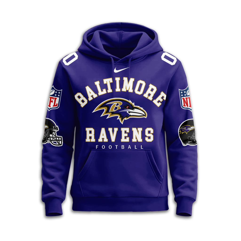 B.ravens | Premium  Custom Game Day Hoodie Nf1