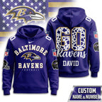 B.ravens | Premium  Custom Game Day Hoodie Nf1