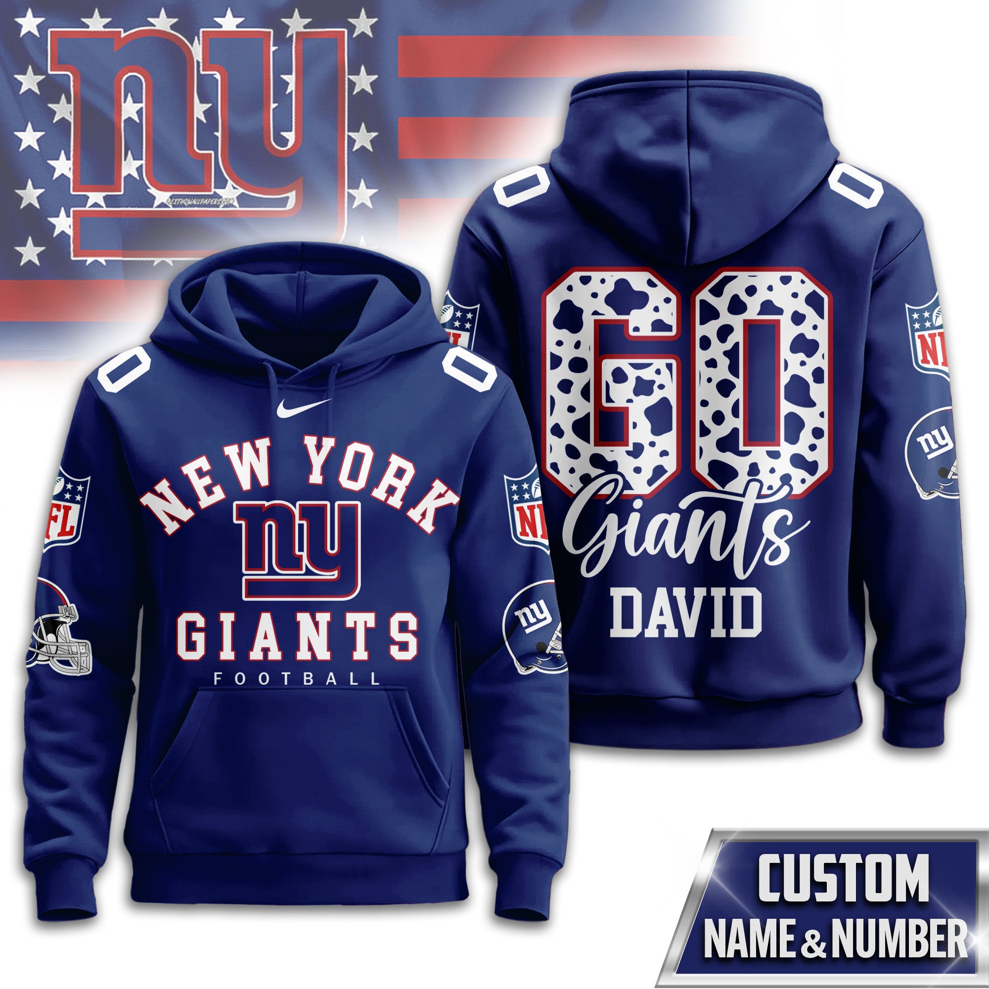 Ny.giants | Premium  Custom Game Day Hoodie Nf1