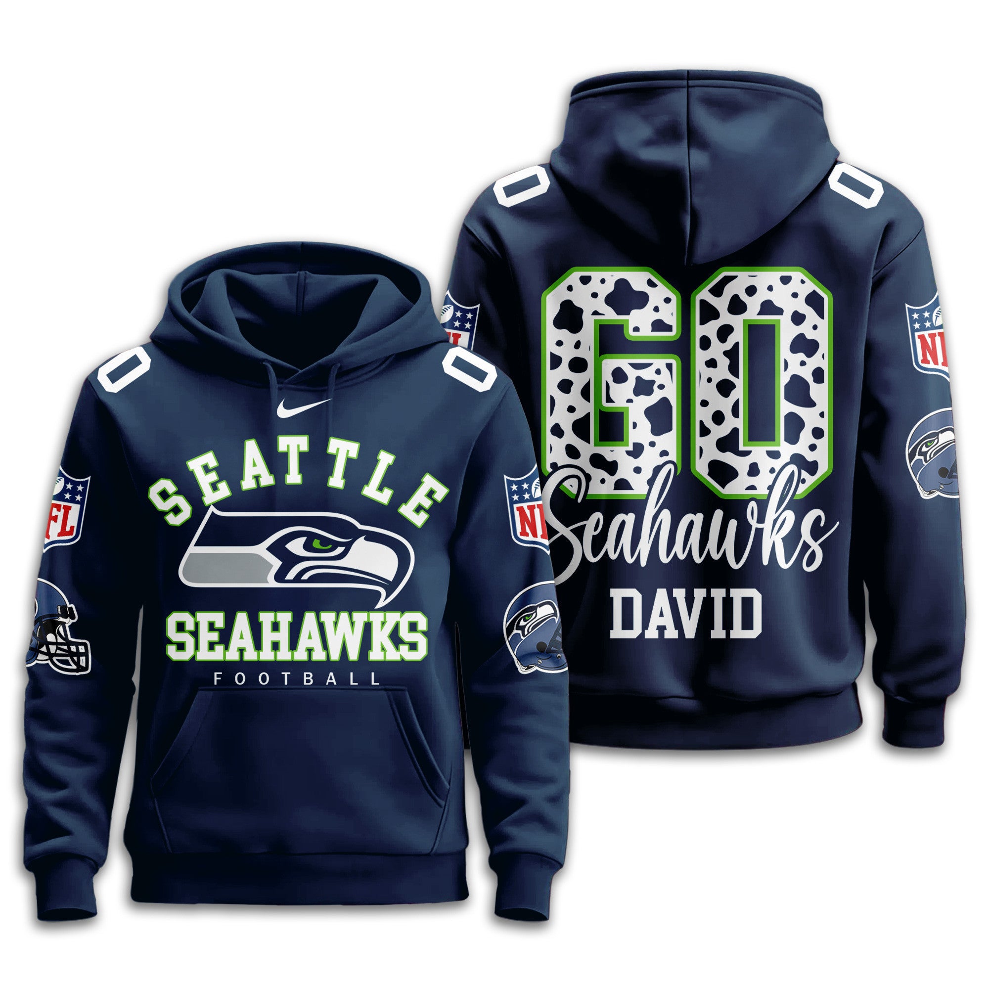 S.seahawks | Premium  Custom Game Day Hoodie Nf1