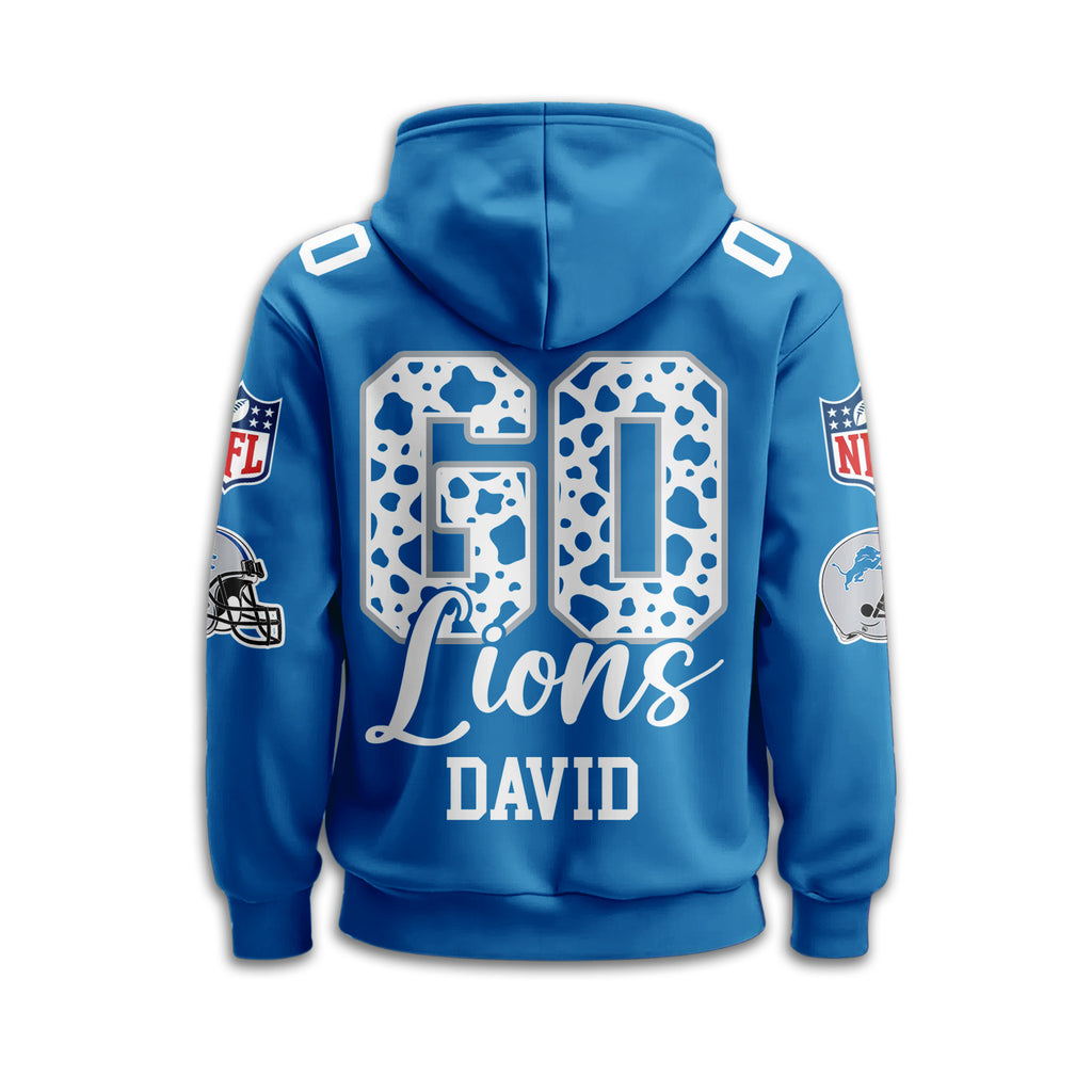 D.lions | Premium  Custom Game Day Hoodie Nf1