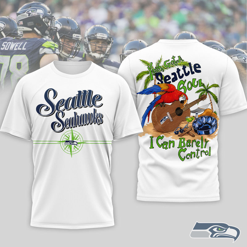 S.seahawks | Premium  Jimmy Buffett Summer 3d Shirt Nf1