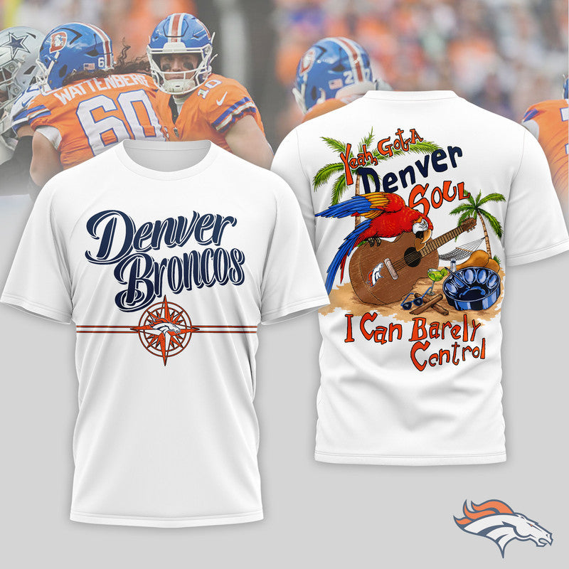 D.broncos | Premium  Jimmy Buffett Summer 3d Shirt Nf1