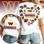 W.commanders | Premium .n.f.l. Heartbeat Fan Spirit 3d Shirt