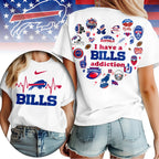B.bills | Premium .n.f.l. Heartbeat Fan Spirit 3d Shirt
