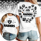 Lv.raiders | Premium .n.f.l. Heartbeat Fan Spirit 3d Shirt