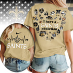 No. Saints | Premium .n.f.l. Heartbeat Fan Spirit 3d Shirt