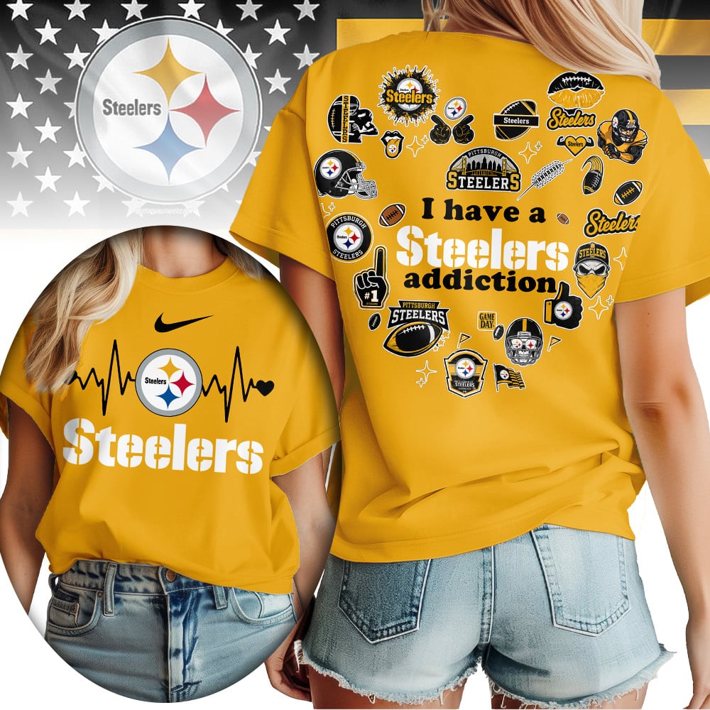 P.steelers | Premium .n.f.l. Heartbeat Fan Spirit 3d Shirt