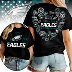 P.eagles | Premium .n.f.l. Heartbeat Fan Spirit 3d Shirt