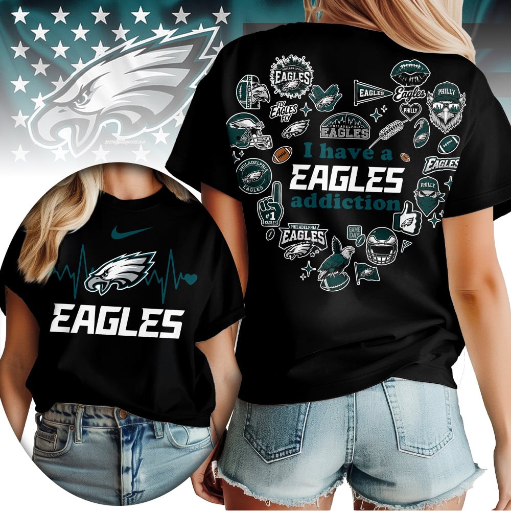 P.eagles | Premium .n.f.l. Heartbeat Fan Spirit 3d Shirt