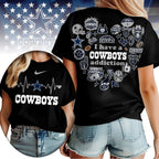D.cowboys | Premium .n.f.l. Heartbeat Fan Spirit 3d Shirt