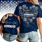 D.cowboys | Premium .n.f.l. Heartbeat Fan Spirit 3d Shirt