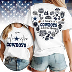 D.cowboys | Premium .n.f.l. Heartbeat Fan Spirit 3d Shirt