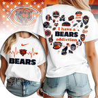 C.bears | Premium .n.f.l. Heartbeat Fan Spirit 3d Shirt