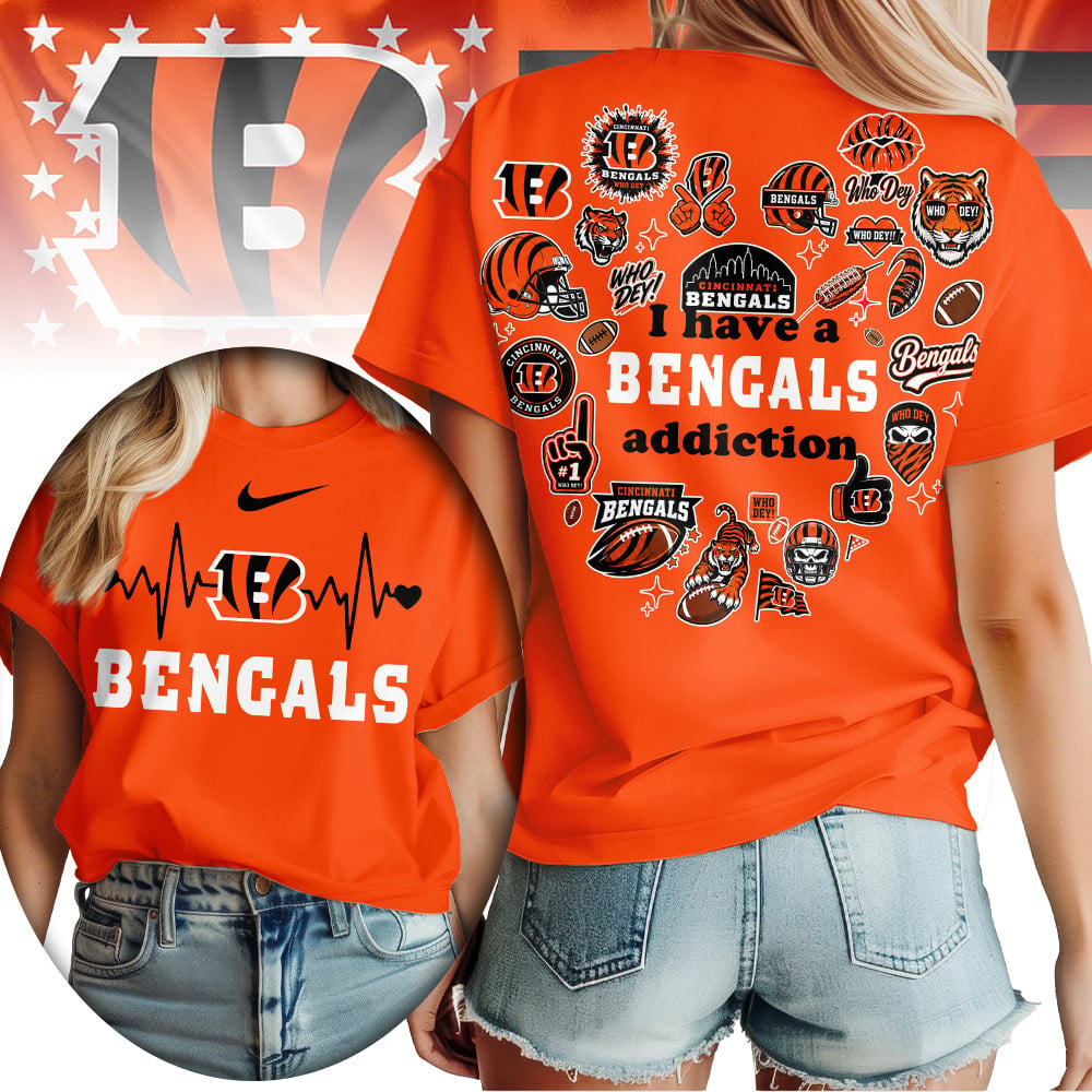 C.bengals | Premium .n.f.l. Heartbeat Fan Spirit 3d Shirt