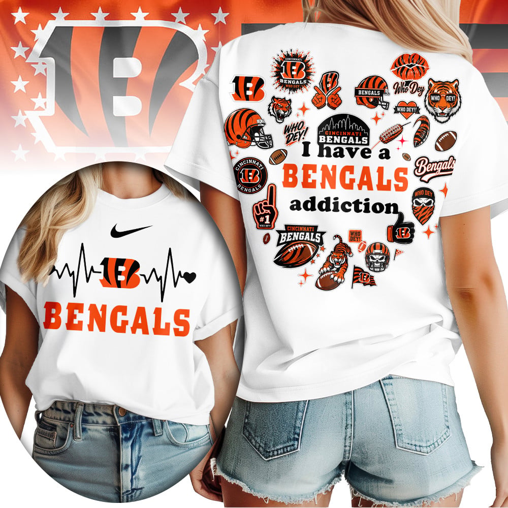 C.bengals | Premium .n.f.l. Heartbeat Fan Spirit 3d Shirt