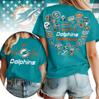M.dolphins | Premium .n.f.l. Heartbeat Fan Spirit 3d Shirt