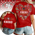 Sf.49ers | Premium .n.f.l. Heartbeat Fan Spirit 3d Shirt