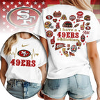Sf.49ers | Premium .n.f.l. Heartbeat Fan Spirit 3d Shirt
