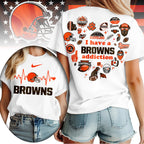 C.browns | Premium .n.f.l. Heartbeat Fan Spirit 3d Shirt