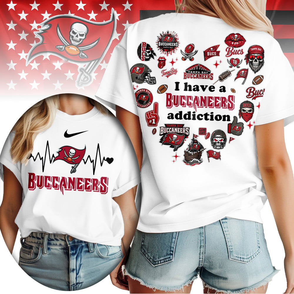 Tb.buccaneers | Premium .n.f.l. Heartbeat Fan Spirit 3d Shirt