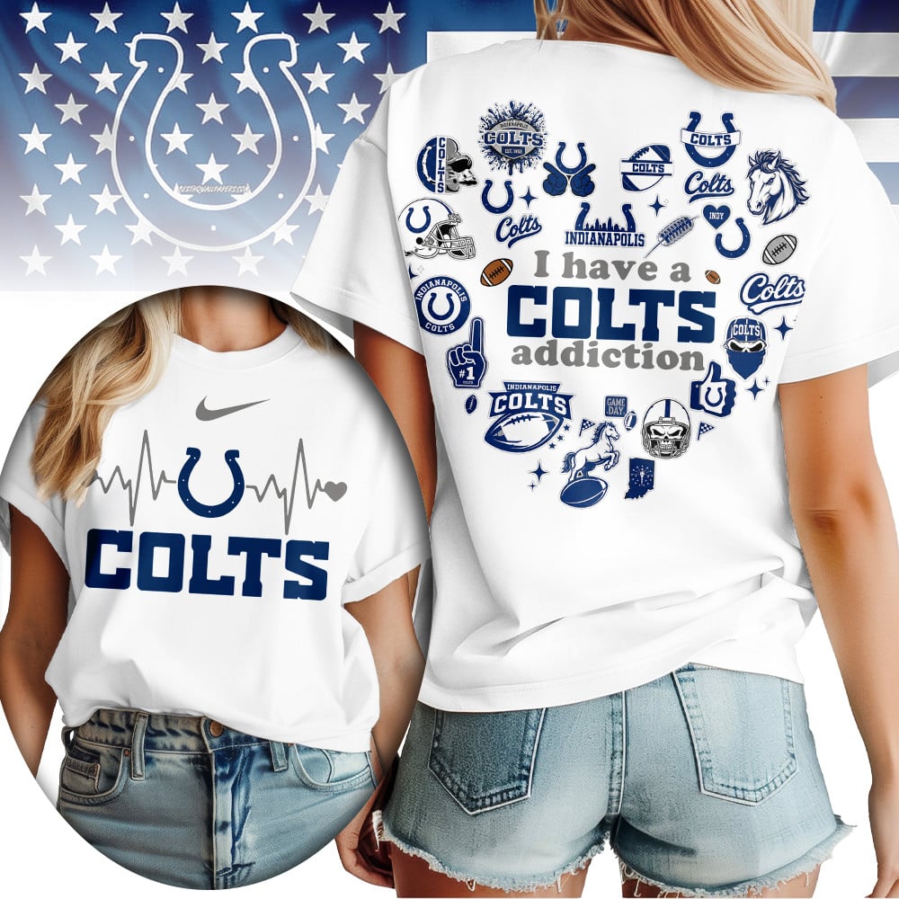I.colts | Premium .n.f.l. Heartbeat Fan Spirit 3d Shirt