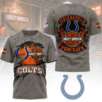 I.colts | Premium  Harley Davidson For Life 3d Shirt Nf1