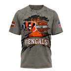 C.bengals | Premium  Harley Davidson For Life 3d Shirt Nf1