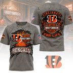 C.bengals | Premium  Harley Davidson For Life 3d Shirt Nf1