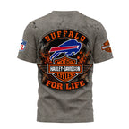 B.bills | Premium  Harley Davidson For Life 3d Shirt Nf1