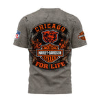 C.bears | Premium  Harley Davidson For Life 3d Shirt Nf1