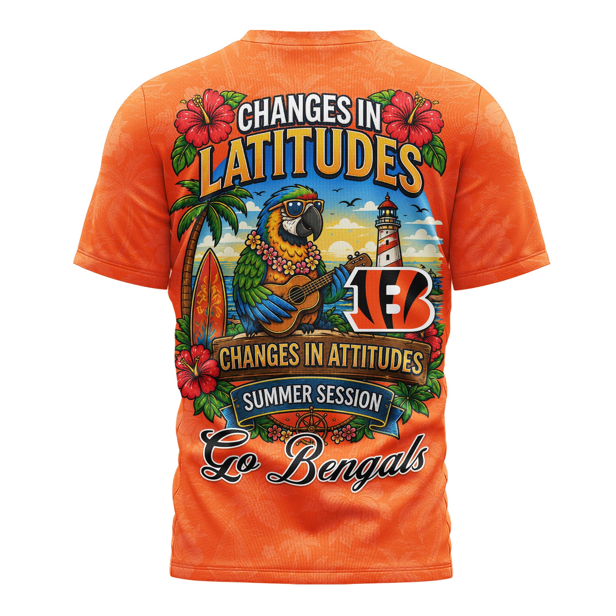 C.bengals | Premium  Changes In Latitudes 3d Shirt Nf1