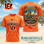 C.bengals | Premium  Changes In Latitudes 3d Shirt Nf1