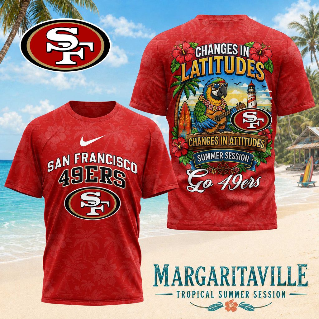Sf.49ers | Premium  Changes In Latitudes 3d Shirt Nf1