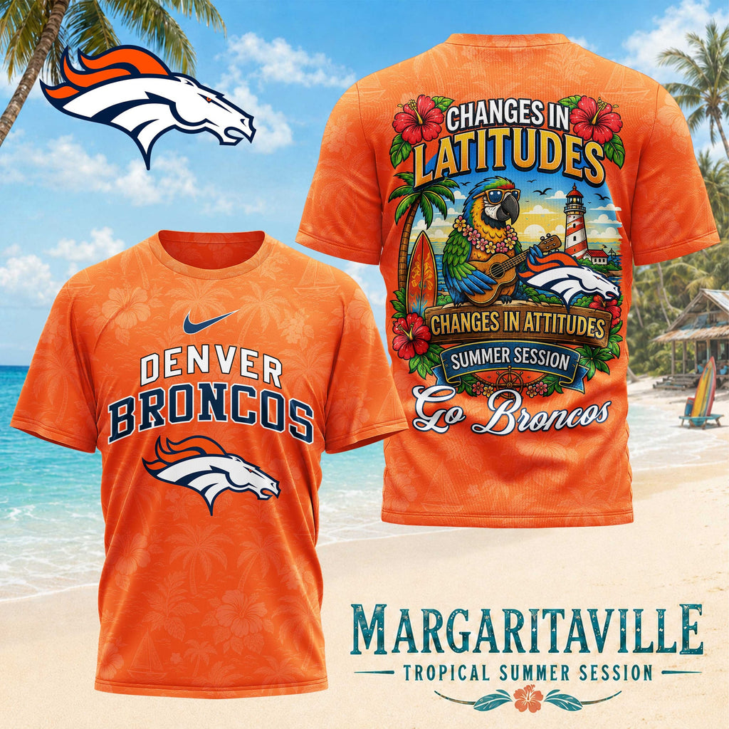 D.broncos | Premium  Changes In Latitudes 3d Shirt Nf1