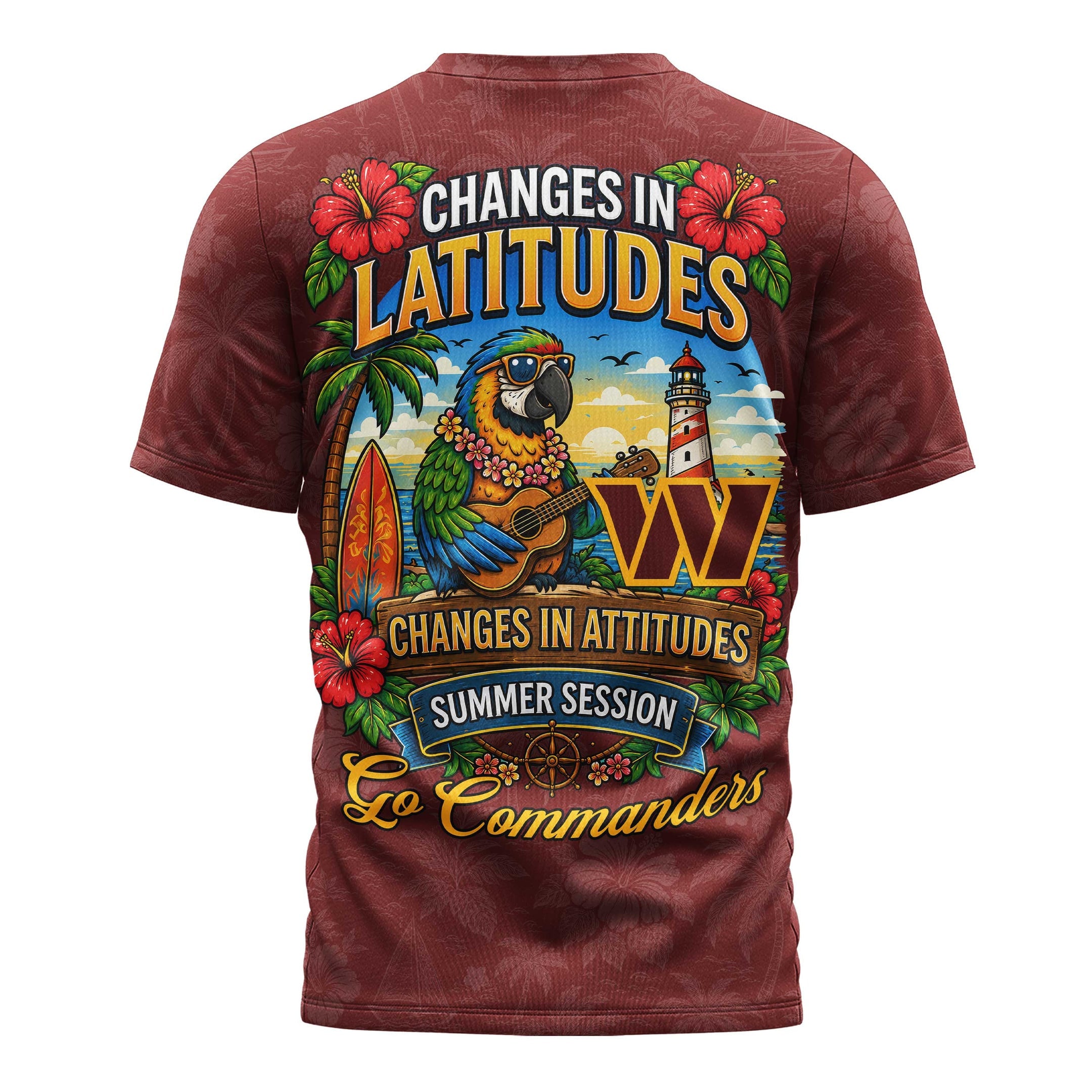 W.commanders | Premium  Changes In Latitudes 3d Shirt Nf1