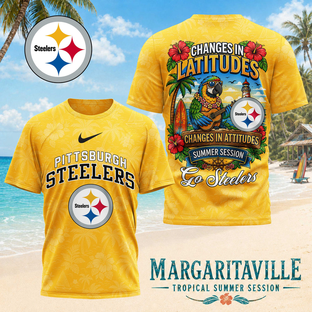 P.steelers | Premium  Changes In Latitudes 3d Shirt Nf1