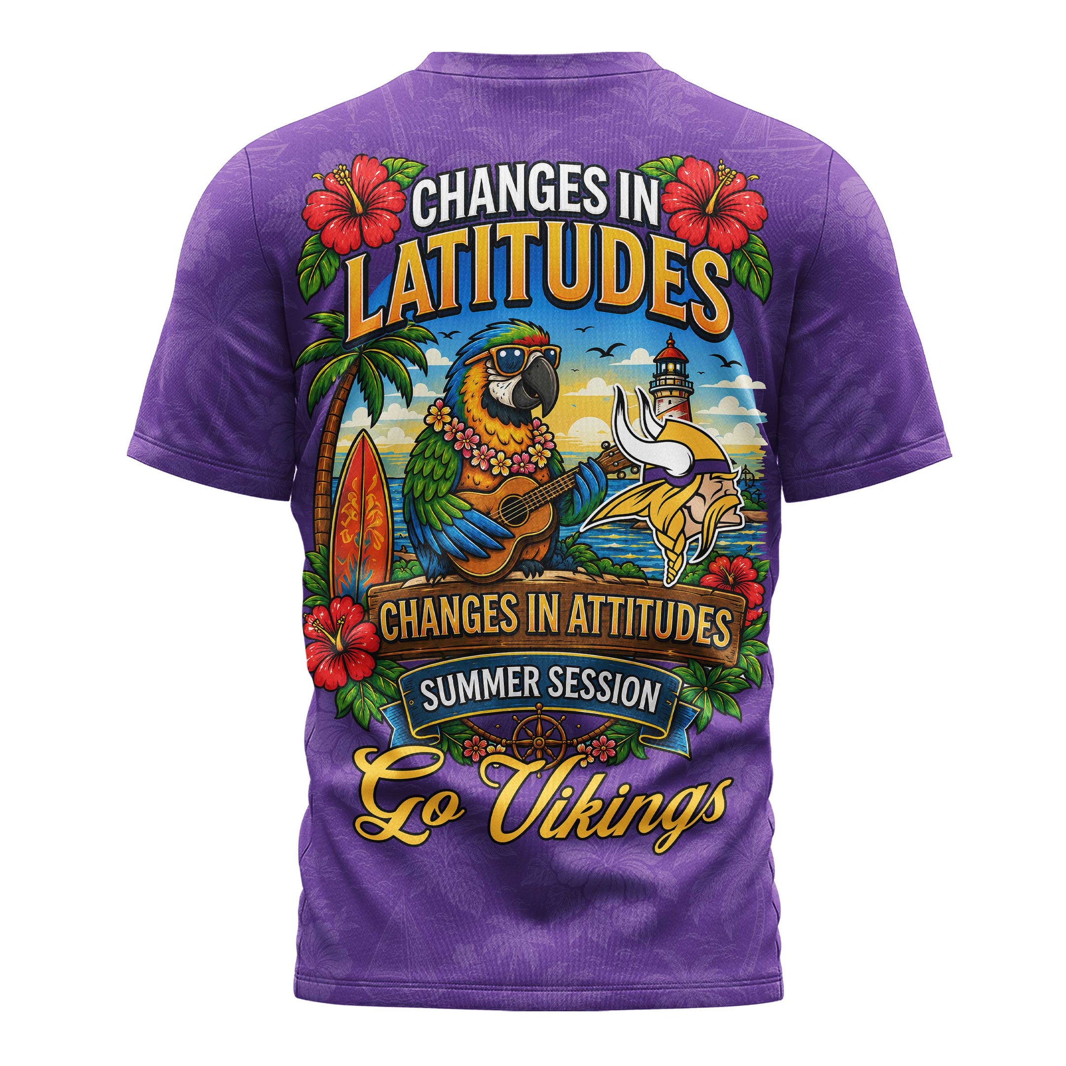 M.vikings | Premium  Changes In Latitudes 3d Shirt Nf1