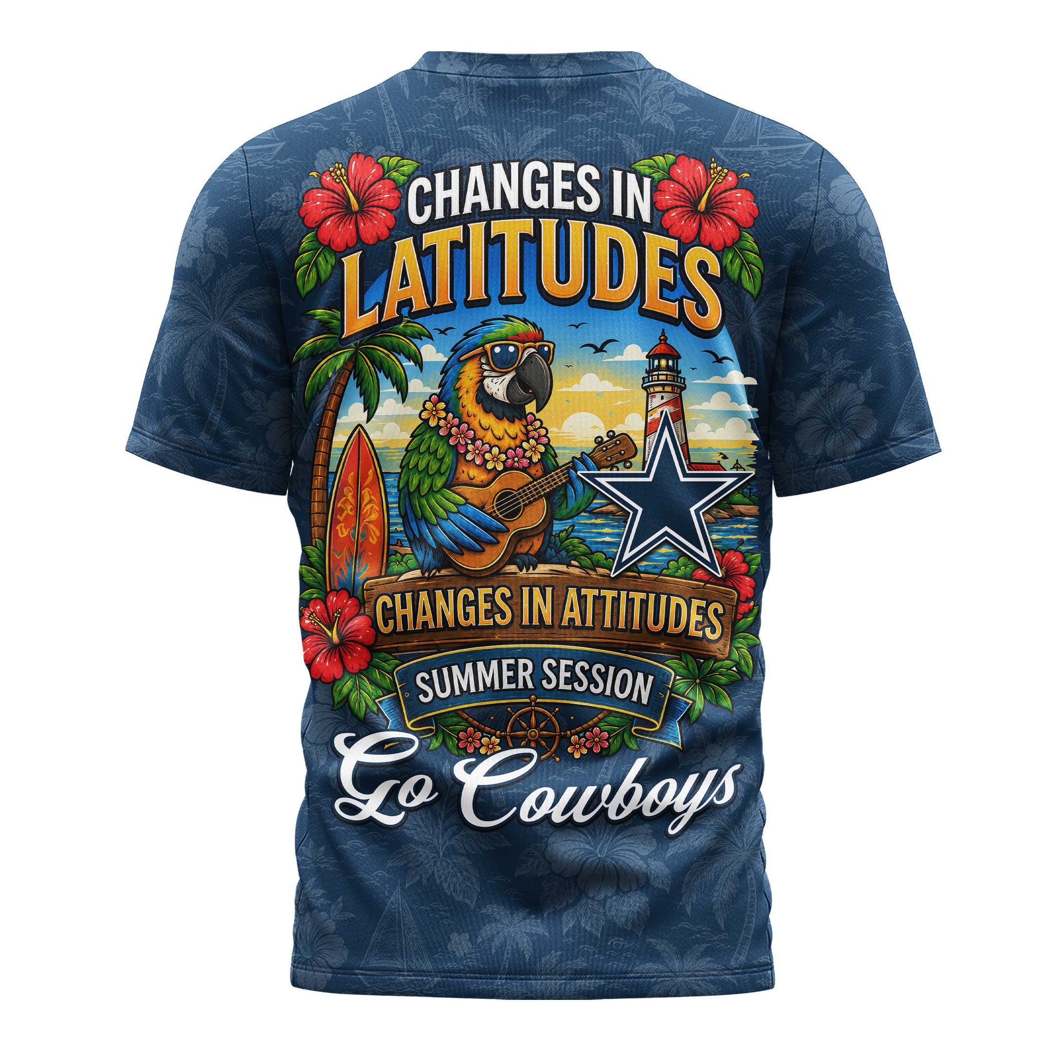 D.cowboys | Premium  Changes In Latitudes 3d Shirt Nf1