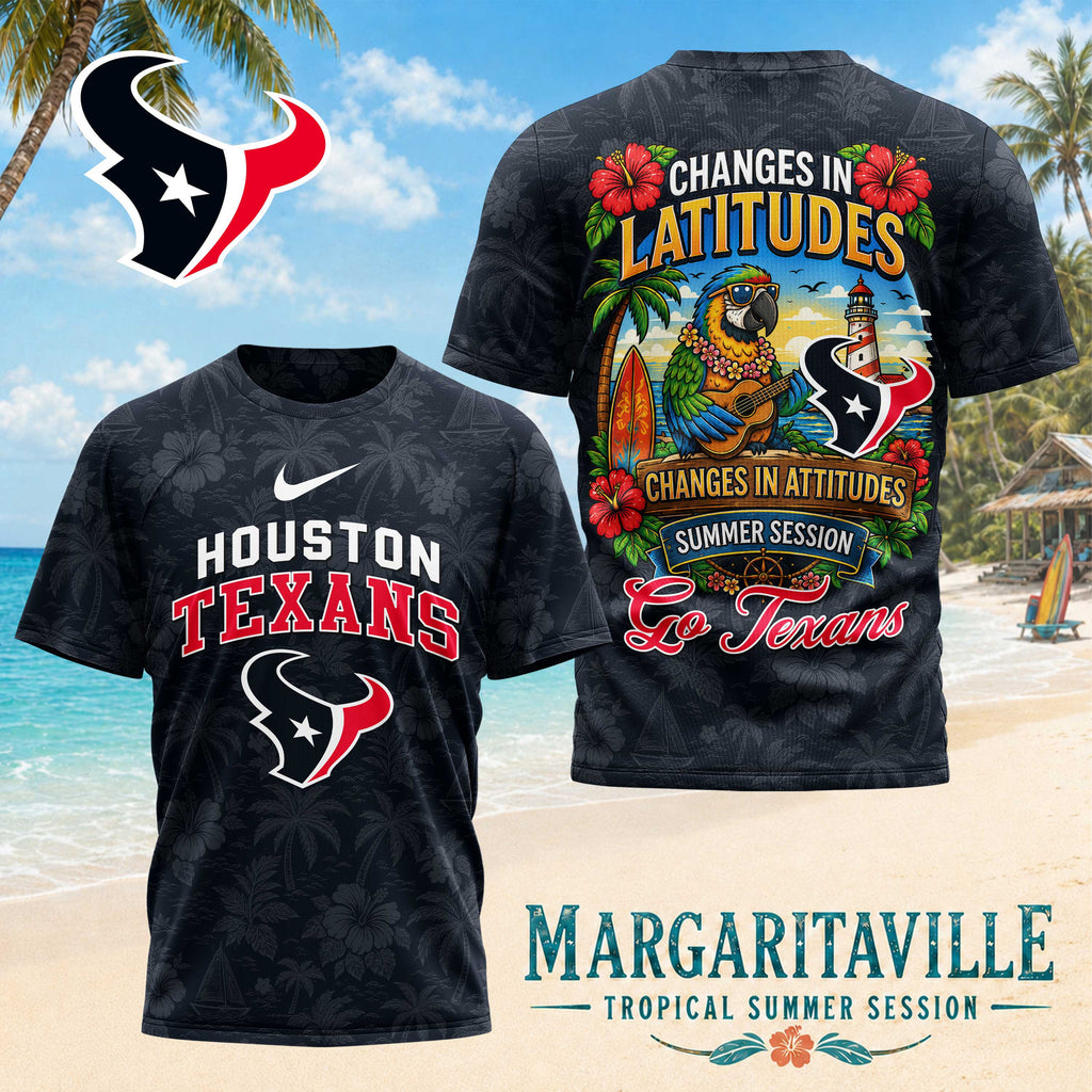 H.texans | Premium  Changes In Latitudes 3d Shirt Nf1