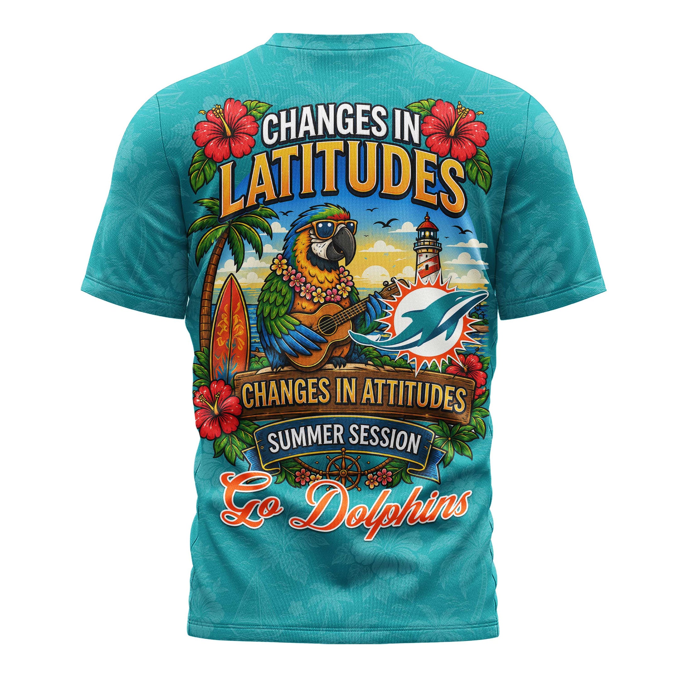 M.dolphins | Premium  Changes In Latitudes 3d Shirt Nf1
