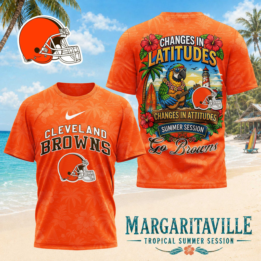 C.browns | Premium  Changes In Latitudes 3d Shirt Nf1