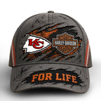 Kc.chiefs | Premium  Harley Davidson For Life Classic Cap Nf1