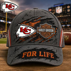 Kc.chiefs | Premium  Harley Davidson For Life Classic Cap Nf1