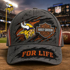 M.vikings | Premium  Harley Davidson For Life Classic Cap Nf1