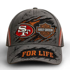 Sf.49ers | Premium  Harley Davidson For Life Classic Cap Nf1