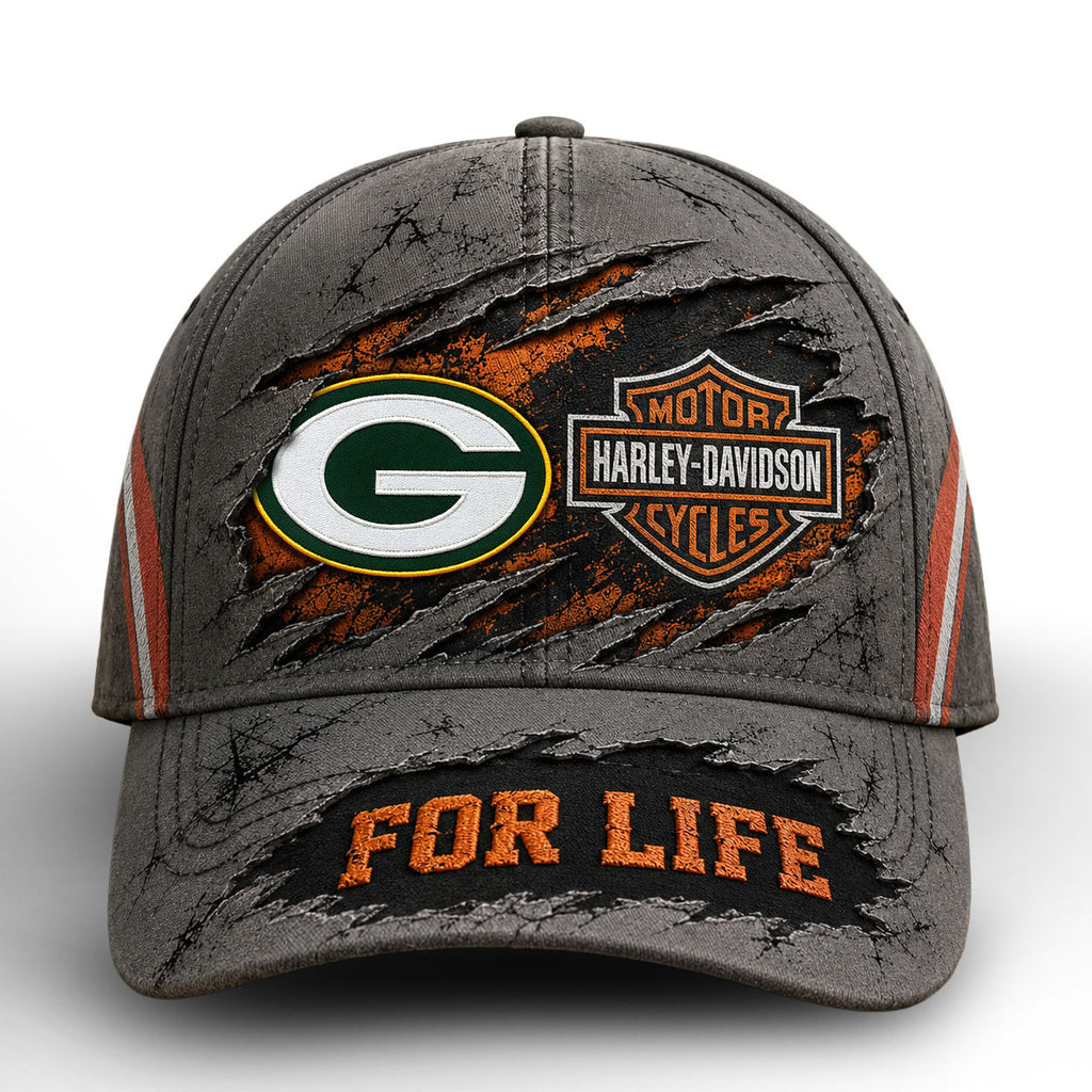 Gb.packers | Premium  Harley Davidson For Life Classic Cap Nf1