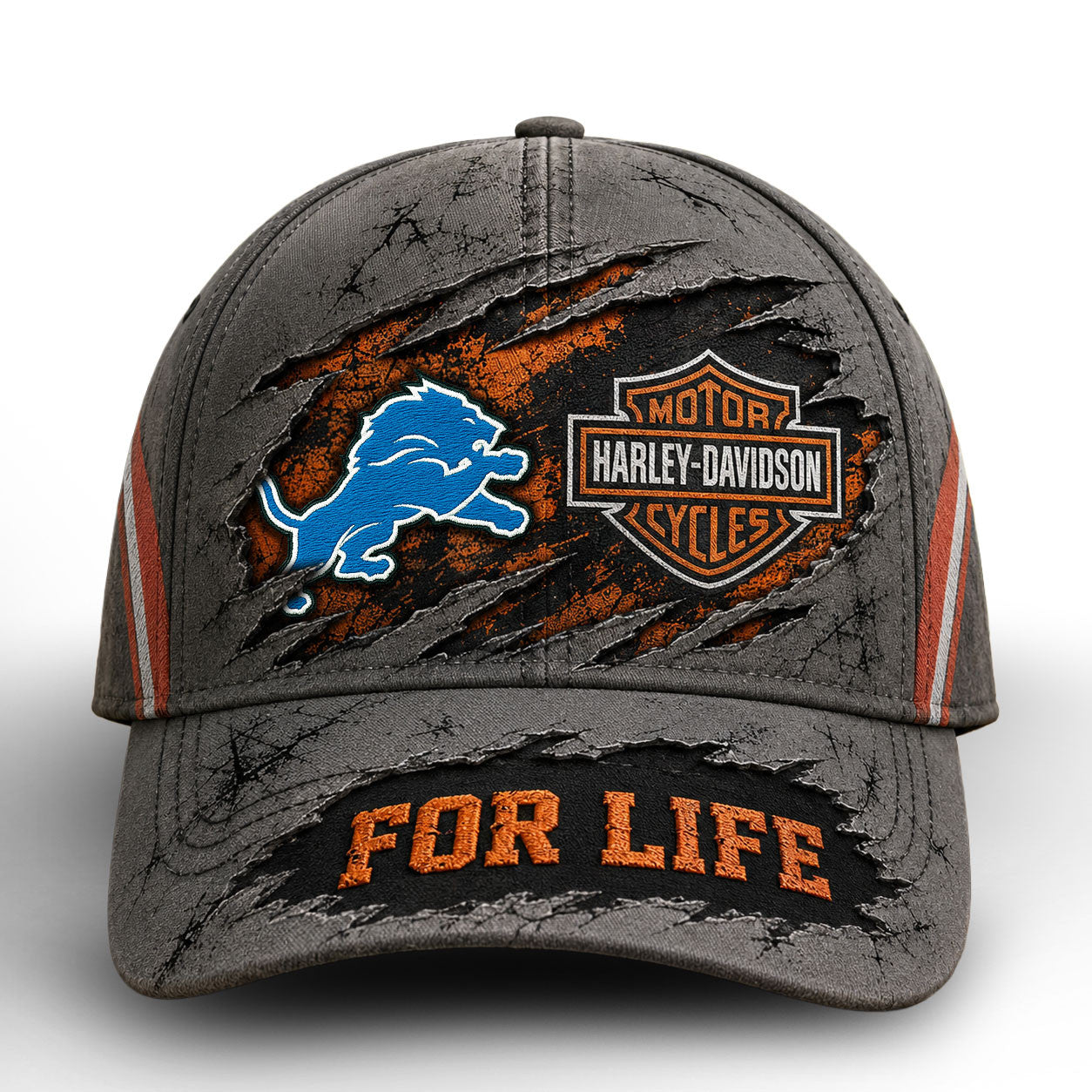 D.lions | Premium  Harley Davidson For Life Classic Cap Nf1