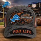 D.lions | Premium  Harley Davidson For Life Classic Cap Nf1